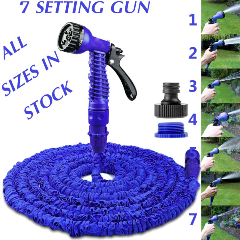 HEAVY DUTY GARDEN HOSE PIPE EXTRA LONG EXPANDABLE WATER