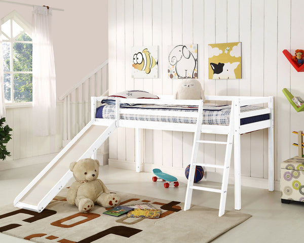 Kids Cabin Bunk Bed with Mattress Choice - Cints and Home