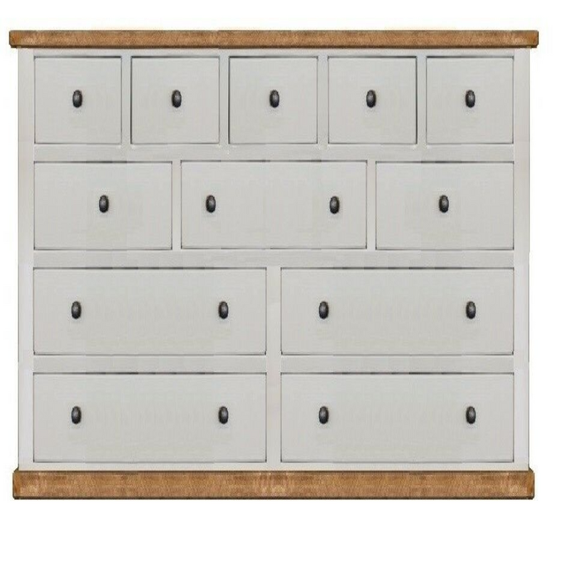 Handmade Rustic Wide Chest of Drawers - Cints and Home