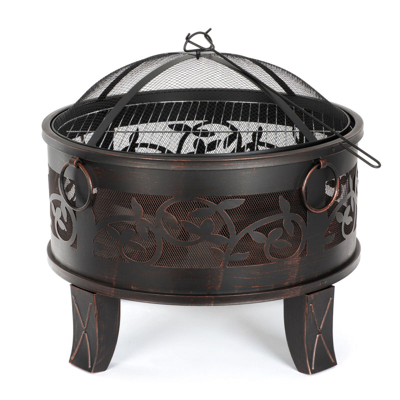 Large Firepit BBQ Outdoor Garden grill with cover