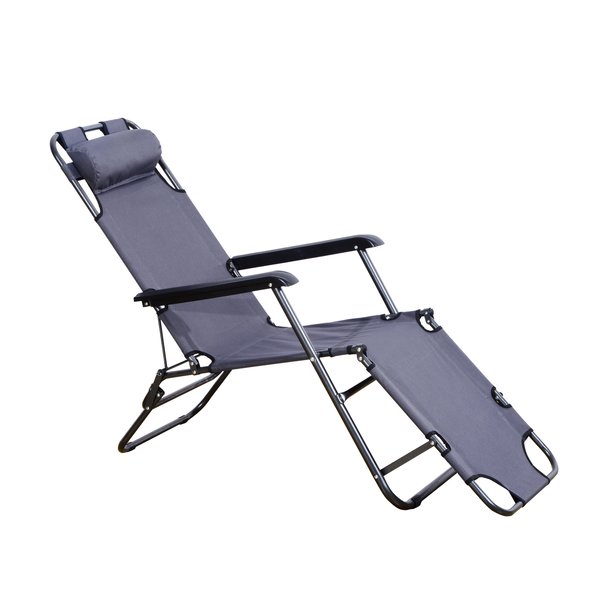 2 in 1 Folding Recline Sun Lounger - Cints and Home