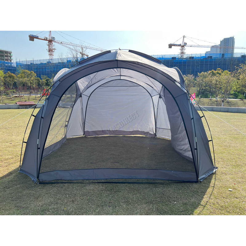 Outdoor Dome Gazebo With Four Sides 3.5m x 3.5m