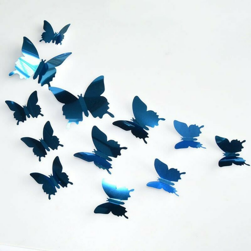 3D Metallic Butterfly Wall Decor - Cints and Home