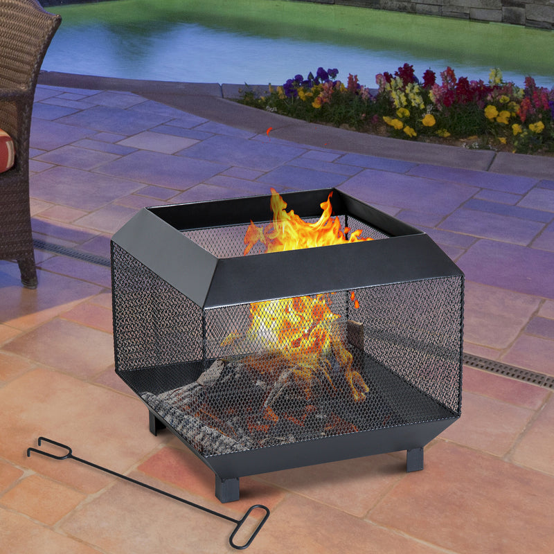 Square Patio Firepit Heater - Cints and Home