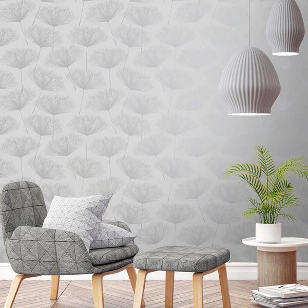Glistening Fleur Floral Wallpaper - Cints and Home