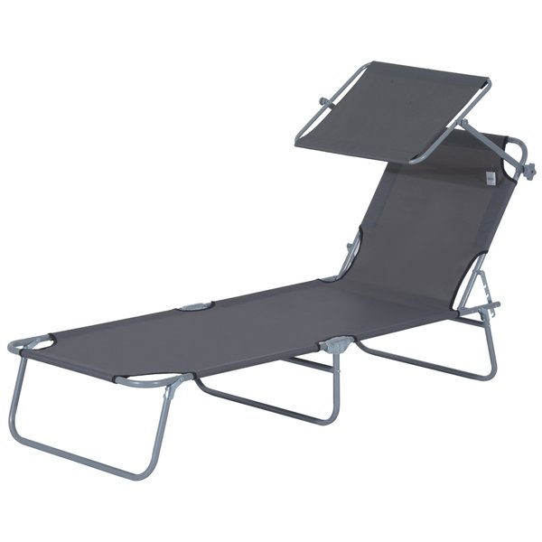 Adjustable Lounger Seat with Sun Shade - Cints and Home