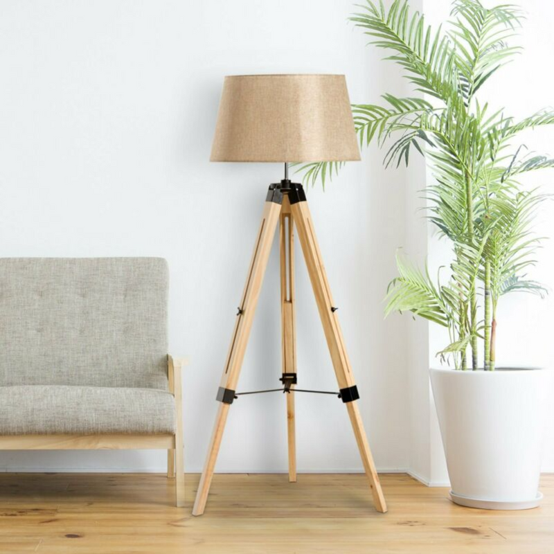 Adjustable Classic Wooden Wooden Floor Lamp - Cints and Home