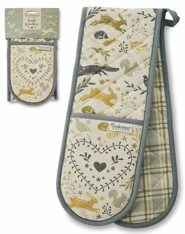 WOODLAND COOKSMART DOUBLE OVEN GLOVES - Cints and Home