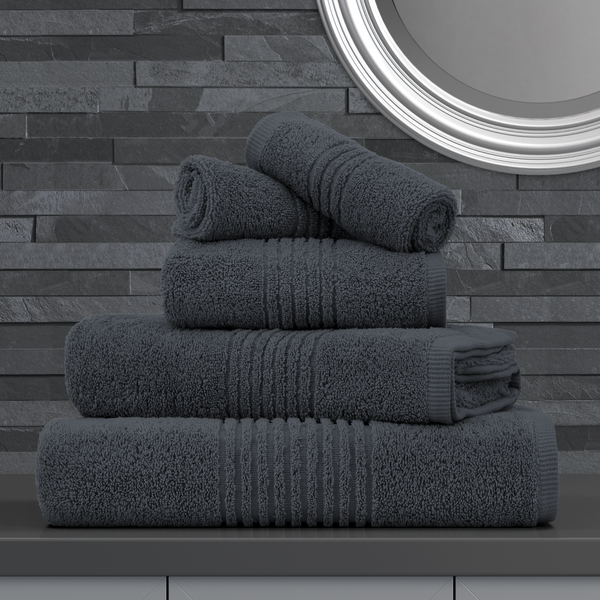 Dark Grey Egyptian Cotton Towel Set - Cints and Home