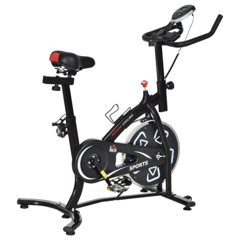 Indoor Training Exercise Bike With LCD Monitor - Cints and Home