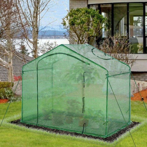 3.4x5.9ft Walk-In Outdoor Greenhouse - Cints and Home