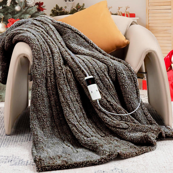 Large Heated Throw Electric Blanket