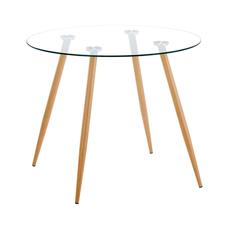 Tempered Glass Round Dining table