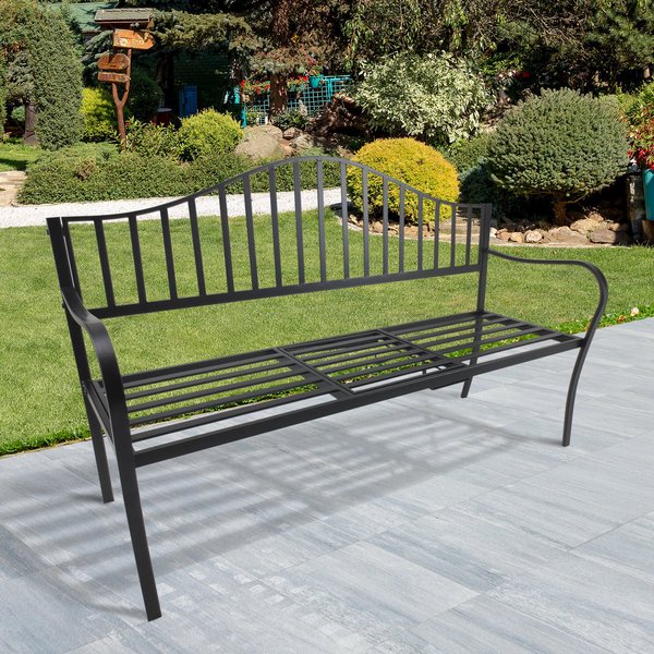 Outdoor Metal Bench - Cints and Home