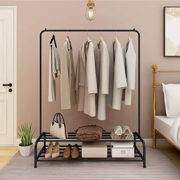 Clothes Rail with Shoes Stand