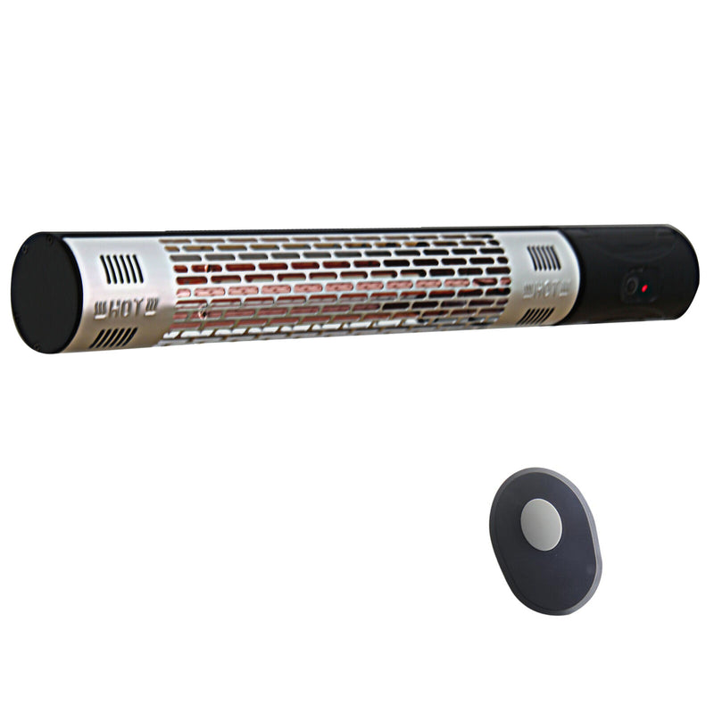 Wall Mount Electric Halogen Heater with Remote Control