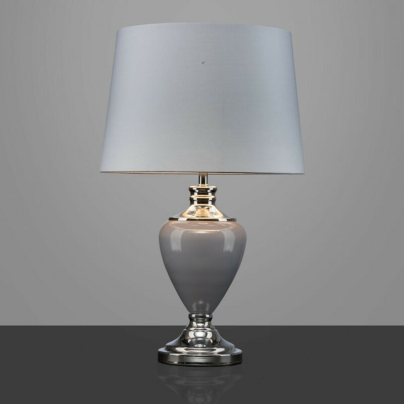 Large Ceramic Table Lamp With Matching Shade - Cints and Home