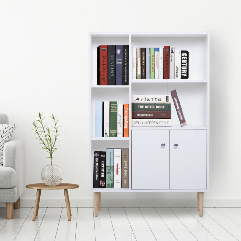 Wall Corner Freestanding Bookcase Storage Unit - Cints and Home