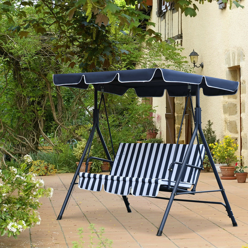 3-Person Swing Lounge Chair with Canopy - Cints and Home