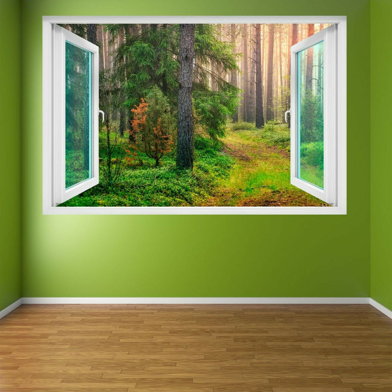 Green Forest Sunrise Wall Art - Cints and Home