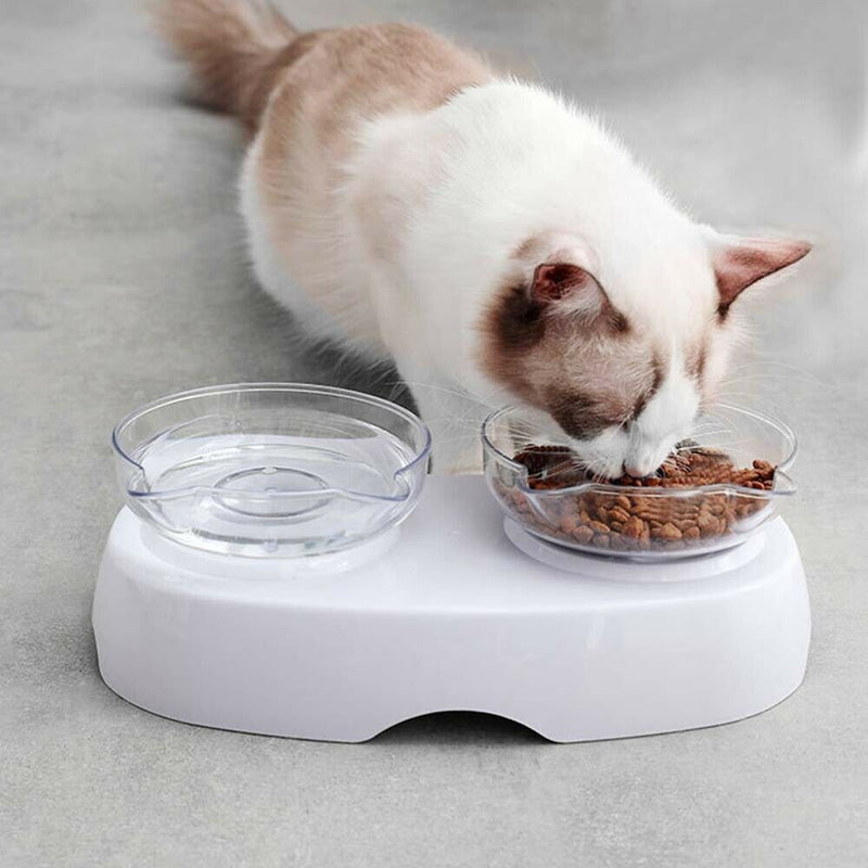 Double Raised Pet Food Bowl - Cints and Home
