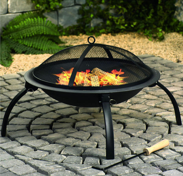 Large folding Steel Fire Pit - Cints and Home