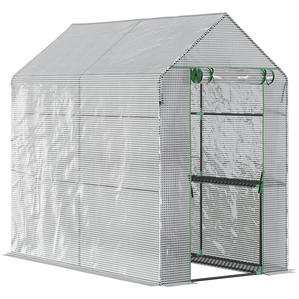 Walk-in Greenhouse - White Net - Cints and Home