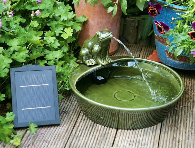 Bowl Water Feature Fountain Solar Powered - Cints and Home