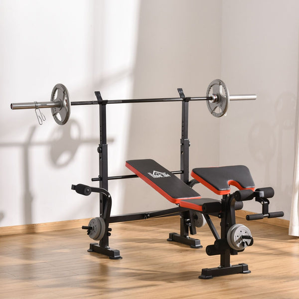 Black & Red Gym Training Bench - Cints and Home