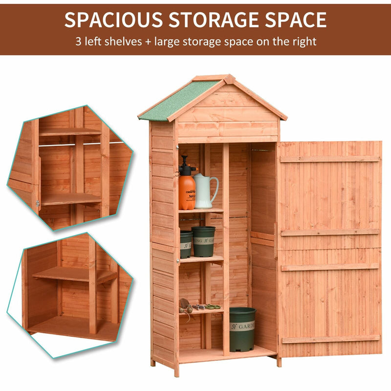 Wooden Outdoor Tool Shed - Cints and Home
