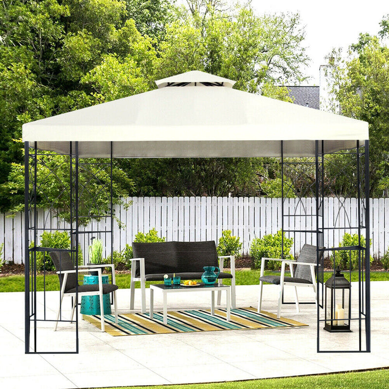 3x3m Garden Pergola Sun Shelter Canopy - Cints and Home