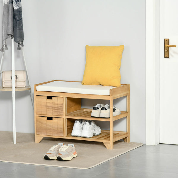 Storage Shoe with Cushioned Bench - Cints and Home