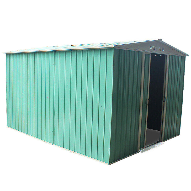 Metal Green Garden Shed - Cints and Home