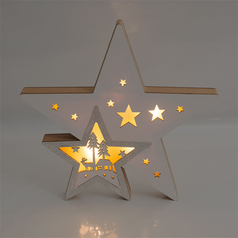 Battery Powered Christmas Star Light Up LED - Cints and Home