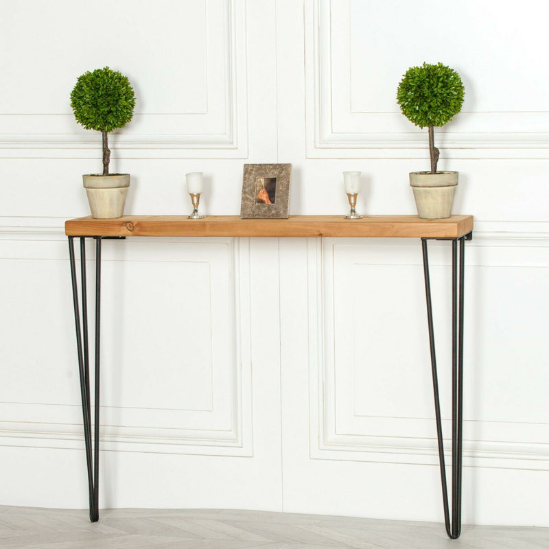 NARROW WOODEN TABLE CONSOLE - Cints and Home