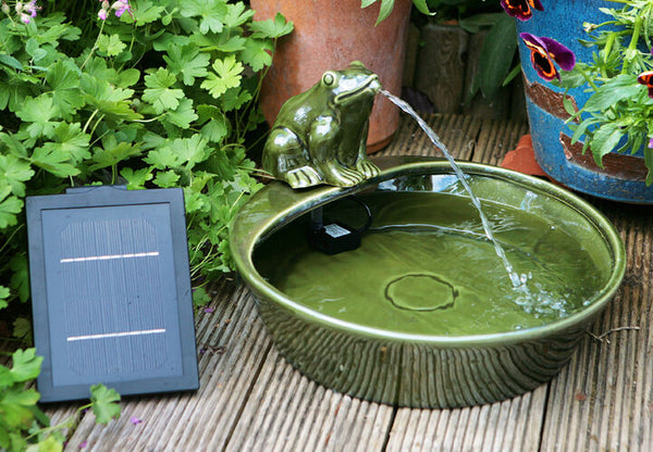 Bowl Water Feature Fountain Solar Powered - Cints and Home
