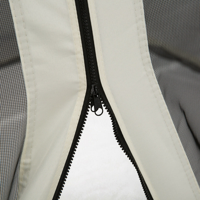Gazebo Mosquito Mesh Side Net 3 x 3m Zippers - Cints and Home