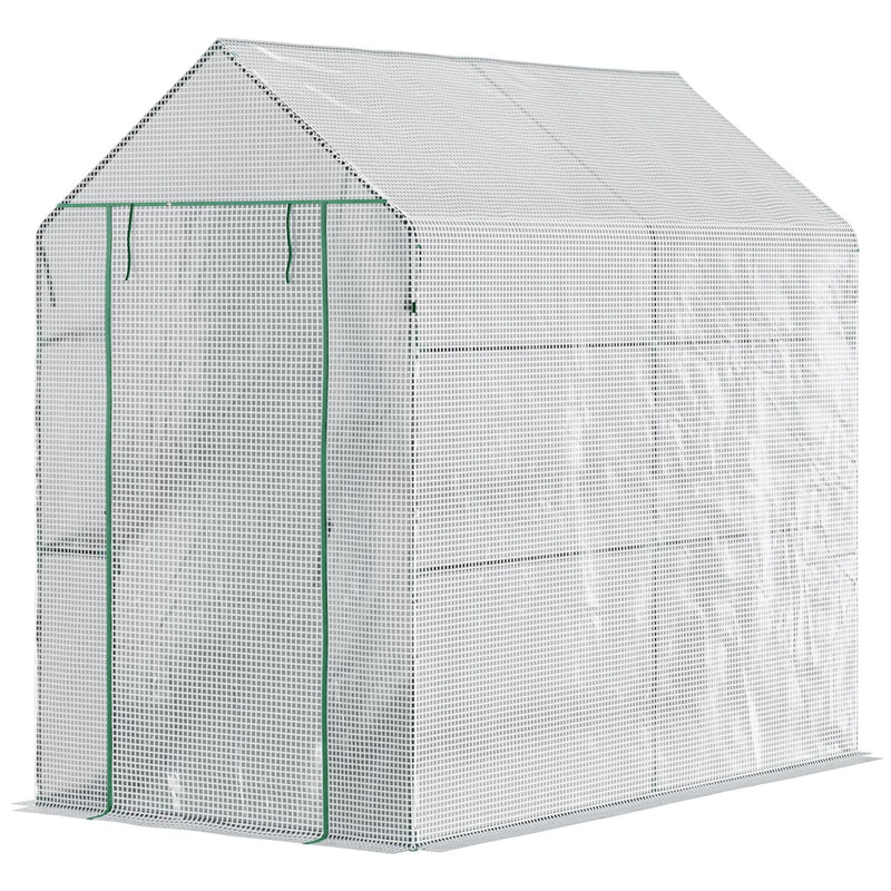 Walk-in Greenhouse - White Net - Cints and Home