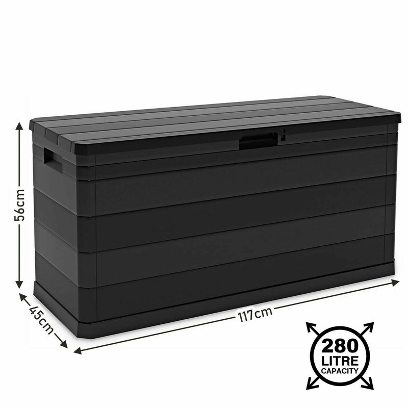 Black Cushion Storage Box - Cints and Home