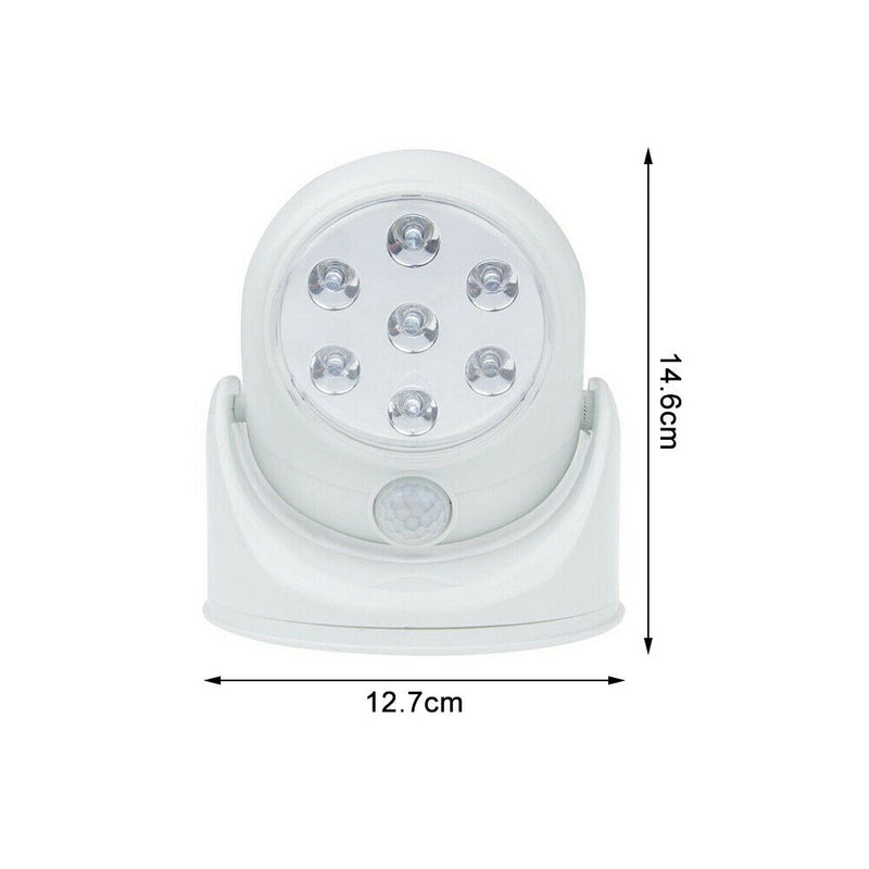 7LED Battery Operated Motion Activated PIR Sensor Wall Security Lights - Cints and Home