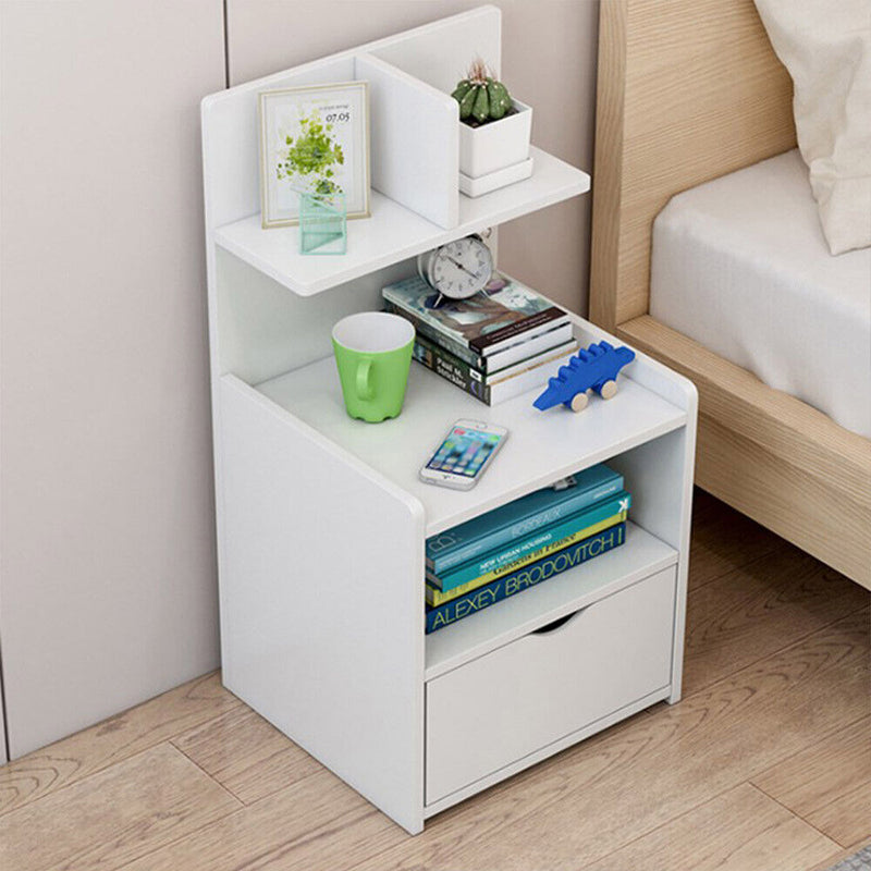 White Bedside Table Drawer - Cints and Home