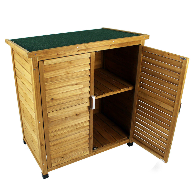 Wooden Garden Tool Storage Shed - Cints and Home