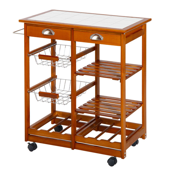 Rolling Kitchen Trolley Cart - Cints and Home