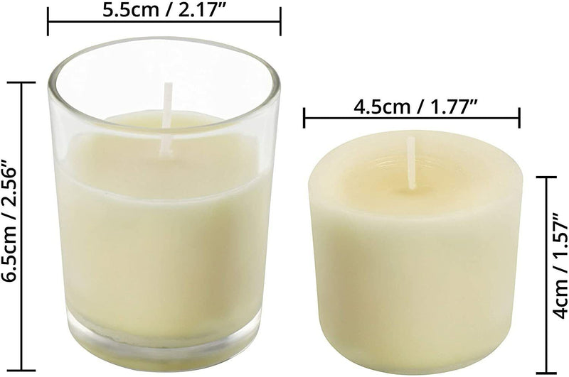 Glass Candles - 48 pcs - Cints and Home
