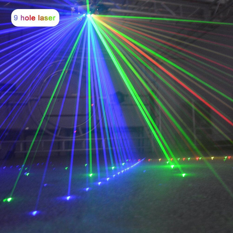 LED Laser Light 9-EYE DMX - Cints and Home