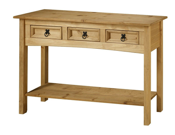 Corona Console Table 3 Drawer Mexican - Cints and Home