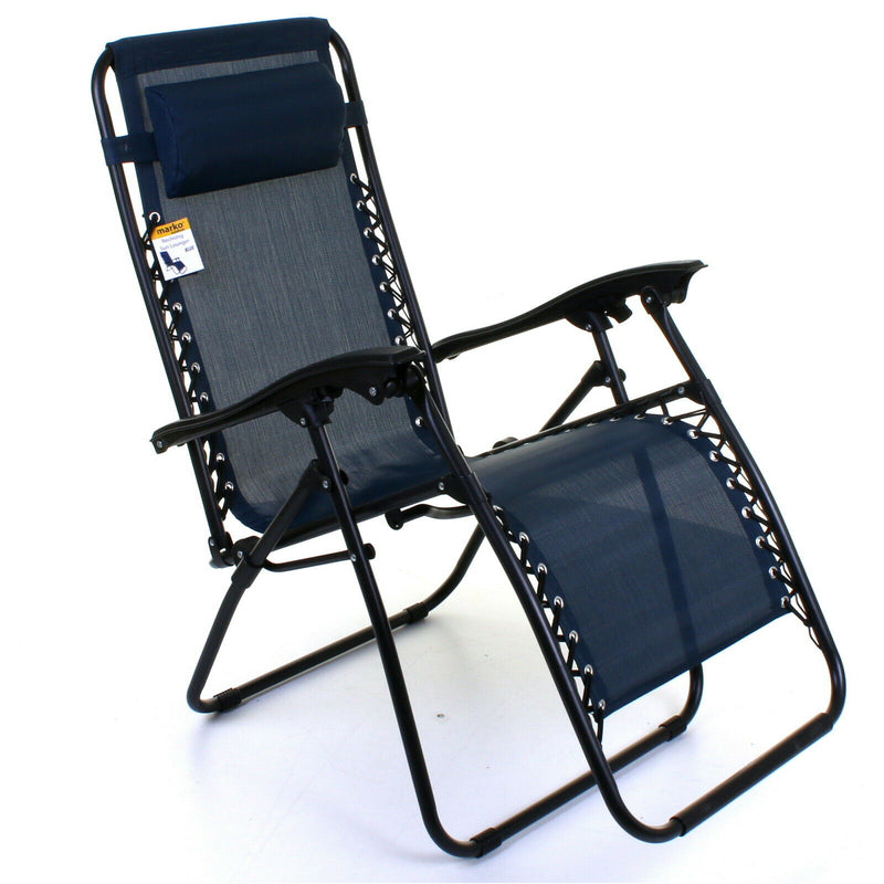 Zero Gravity Sun Lounger - Blue - Cints and Home