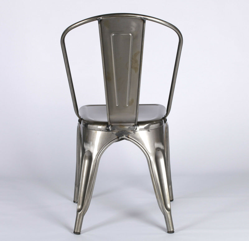 INDUSTRIAL STACKABLE METAL DINING CHAIR - Cints and Home