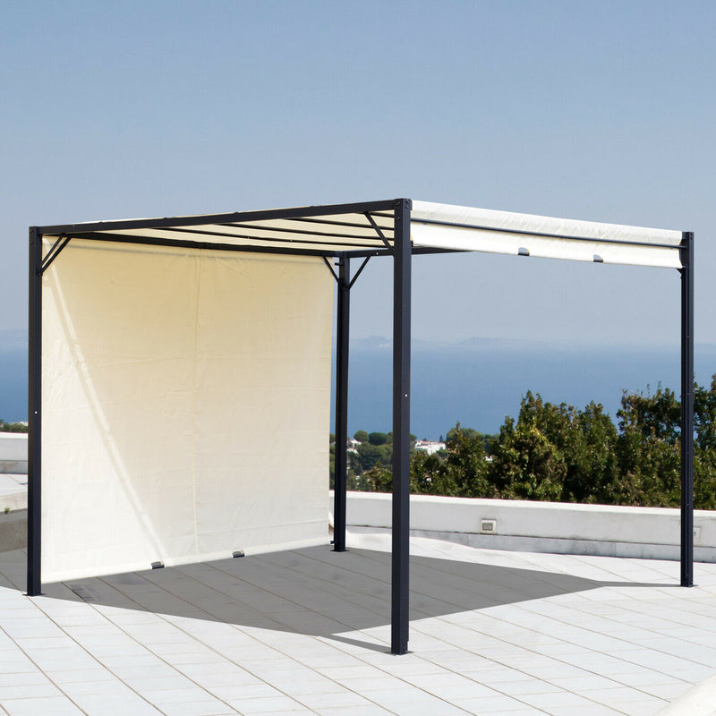 3 x 3m Metal Pergola Sun Shade - Cints and Home