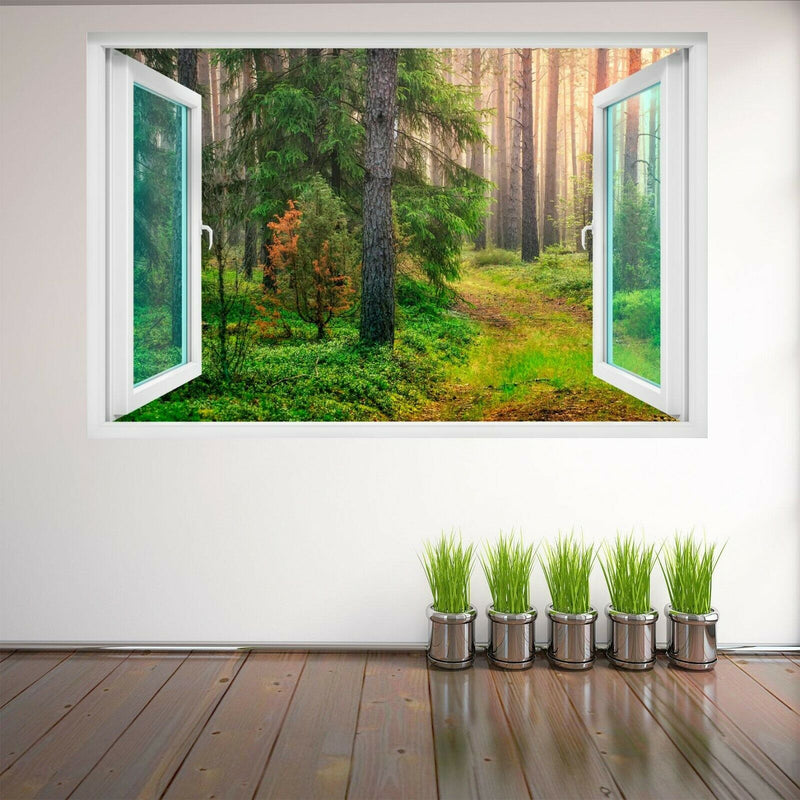 Green Forest Sunrise Wall Art - Cints and Home